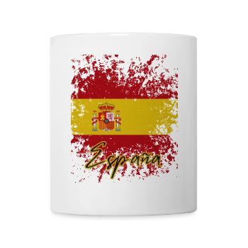 Spanischer Stolz, Flagge Spaniens - Tasse - Weiß - Vorne