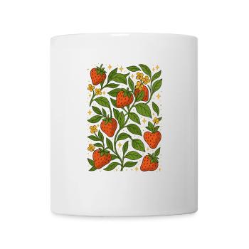 Erdbeerliebe Sommer - Tasse - Weiß - Vorne