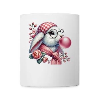 Ostern Hase Retro Stil Cottagecore Ästhetik - Tasse - Weiß - Vorne