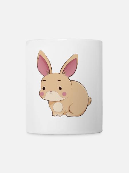 Hase - Tasse - Weiß