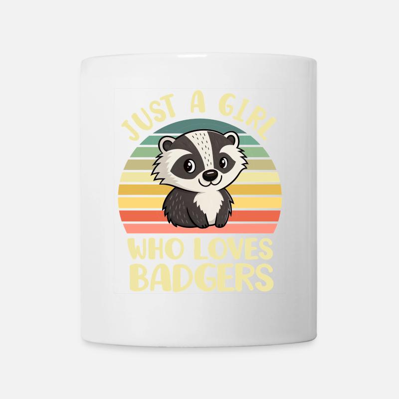 Badger - Mug - white