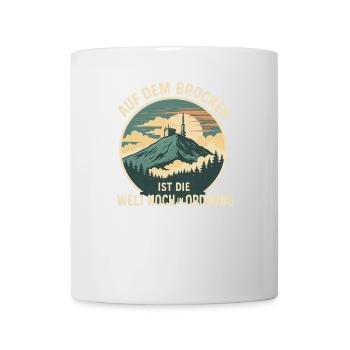 Harz I Brocken Brockenbahn Walpurgis Motiv für - Tasse - Weiß - Vorne