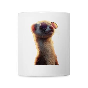 Furet Furet Putois Martre Belette Mignon Furet - Mug blanc - blanc - Devant