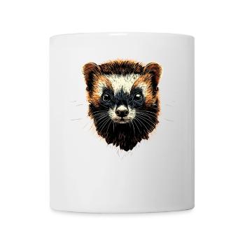 Furet Furet Putois Martre Belette Mignon Furet - Mug blanc - blanc - Devant