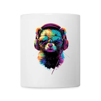Furet Furet Putois Martre Belette Mignon Furet - Mug blanc - blanc - Devant