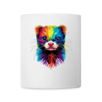 Furet Furet Putois Martre Belette Mignon Furet - Mug blanc - blanc - Devant