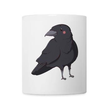 Rabe - Tasse - Weiß - Vorne