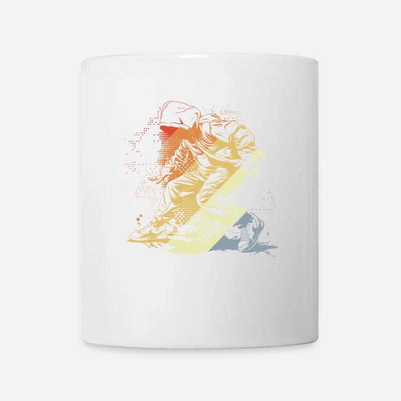 Breakdancer Vintage Look - Tasse - Weiß