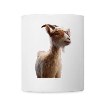 Chèvre Chèvre domestique Capricorne Chèvre Chèvre Chèvre mignonne - Mug blanc - blanc - Devant