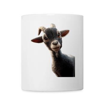 Chèvre Chèvre domestique Capricorne Chèvre Chèvre Chèvre mignonne - Mug blanc - blanc - Devant