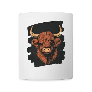 Scottish Highland cattle - Mug - white - Front