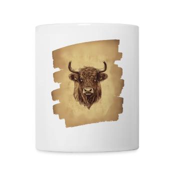 Scottish Highland cattle - Mug - white - Front