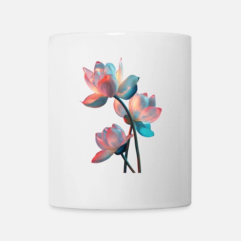 Lotus - Tasse - Weiß