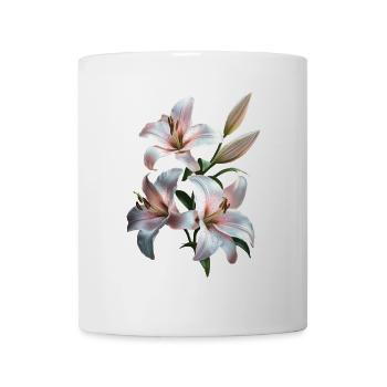 Lilie - Tasse - Weiß - Vorne