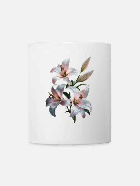 Lilie - Tasse - Weiß