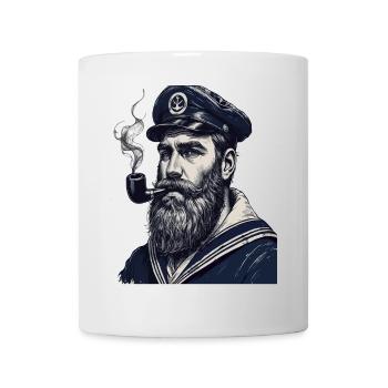 Captain Hamburg St Pauli Hanseatic City Skull - Mug - white - Front