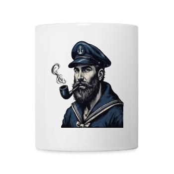 Captain Hamburg St Pauli Hanseatic City Skull - Mug - white - Front