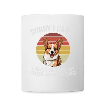 Pembroke Welsh Corgi Apology Design - Mug - white - Front