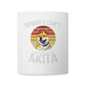 Akita Dog Apology Graphic  - Mug - white - Front