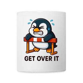 Penguin Hurdles Hurdler Overcome It - Mug - white - Front