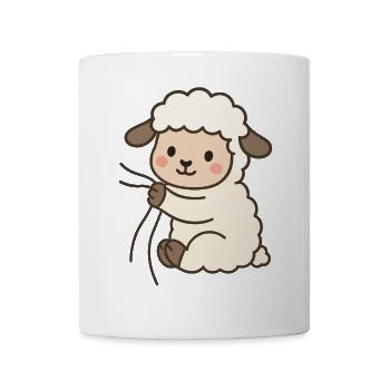 Liebes kleines Schäfchen - Tasse - Weiß - Vorne