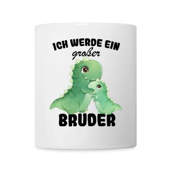 Nachwuchs Verkünden | Ich Werde Großer Bruder 2027 - Tasse - Weiß - Vorne