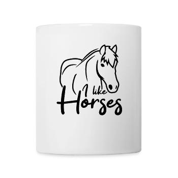 Reitliebe - Tasse - Weiß - Vorne