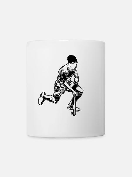 Feldhockeyspieler - Tasse - Weiß