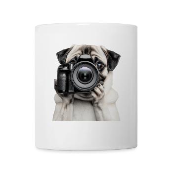 Mops - Tasse - Weiß - Vorne