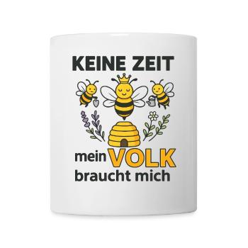 Apiculteur - Pas le temps ! Mon peuple a besoin de moi ! - Mug blanc - blanc - Devant