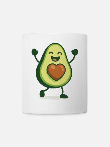 Avocat heureux - Mug blanc - blanc