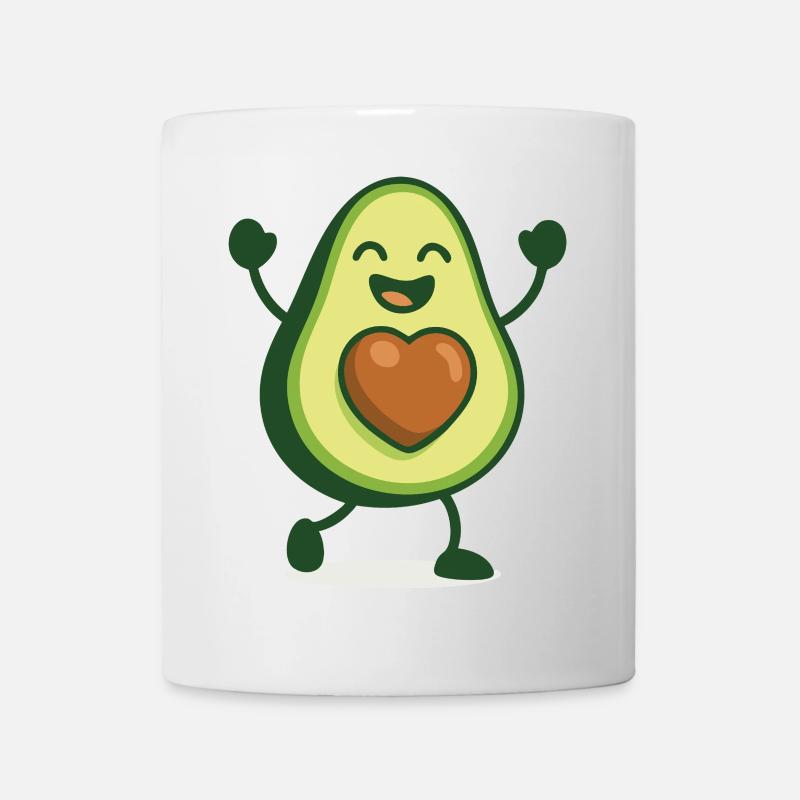 Avocat heureux - Mug blanc - blanc