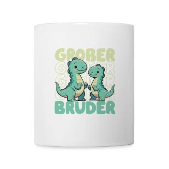 Nachwuchs Verkünden | Ich Werde Großer Bruder 2027 - Tasse - Weiß - Vorne