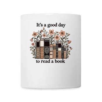 Bookworm Bookworm Funny Book Saying Floral - Mug - white - Front