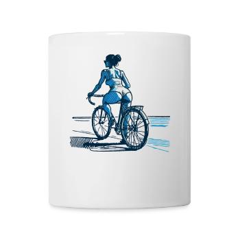 Conception esthétique du vélo de route pour - Mug blanc - blanc - Devant