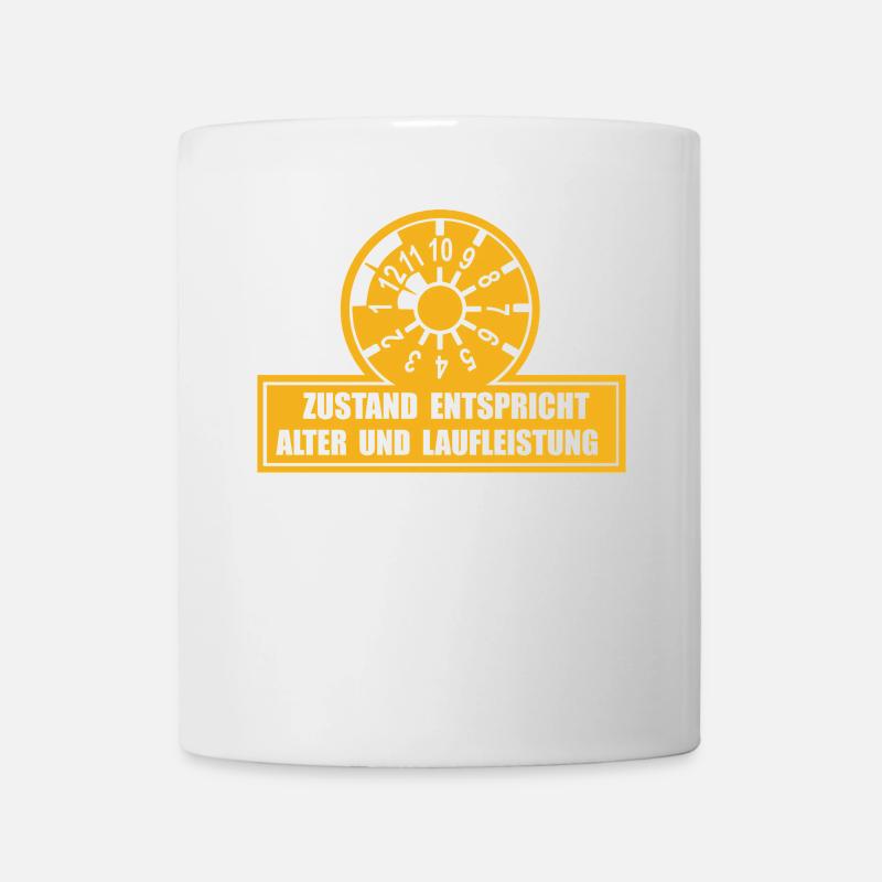 Prüfplakette  - Tasse - Weiß