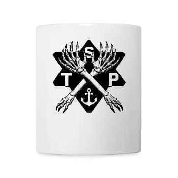 St.Pauli Kiez Hamburg Totenkopf Sankt Pauli - Mug blanc - blanc - Devant