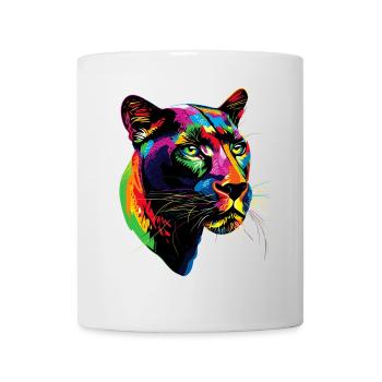 Panther Leopard Raubkatze Süße Großkatze Panter - Tasse - Weiß - Vorne