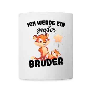 Nachwuchs Verkünden | Ich Werde Großer Bruder 2027 - Tasse - Weiß - Vorne