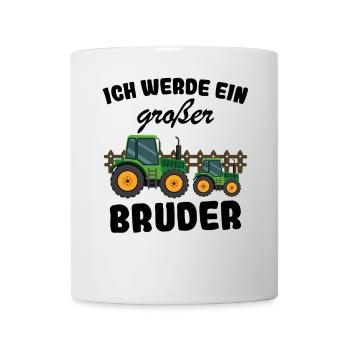 Nachwuchs Verkünden | Ich Werde Großer Bruder 2027 - Tasse - Weiß - Vorne
