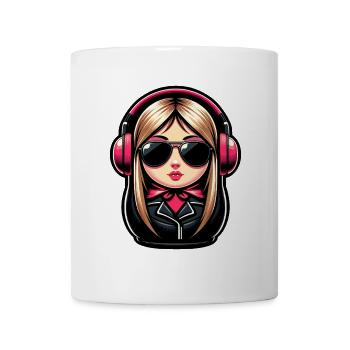 Russian Matroschka Musik Russland Russische - Tasse - Weiß - Vorne