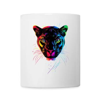 Panther Leopard Big Cat Cute Big Cat Panter - Mug - white - Front