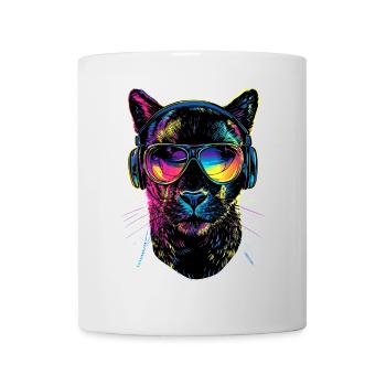 Panther Leopard Raubkatze Süße Großkatze Panter - Tasse - Weiß - Vorne