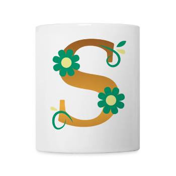S - Tasse - Weiß - Vorne