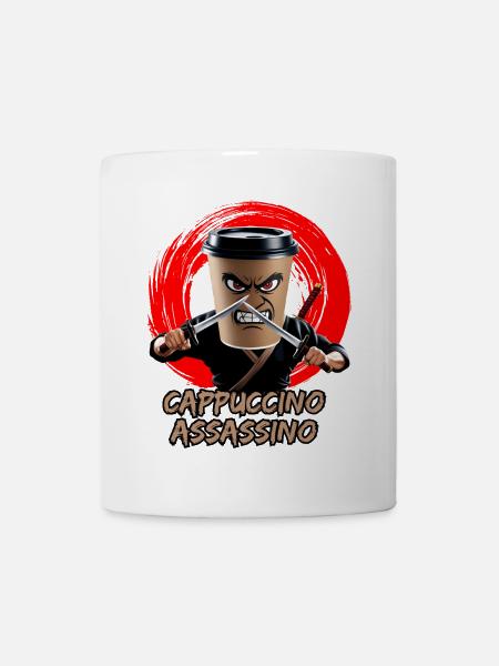 Cappuccino Assassino Coffee Lover Italian Brainrot - Mug - white