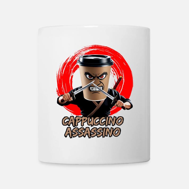 Cappuccino Assassino Coffee Lover Italian Brainrot - Mug - white