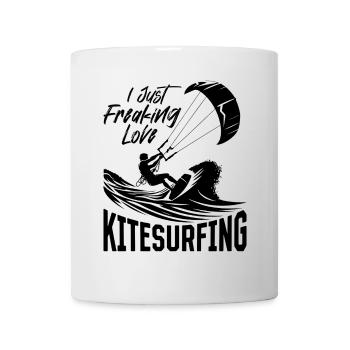 Kitesurf Kitesurfer - J’adore - Mug blanc - blanc - Devant