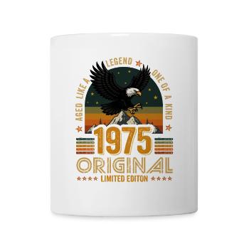 Jahrgang 1975 50.Geburtstag Original 1975 Vintage - Tasse - Weiß - Vorne