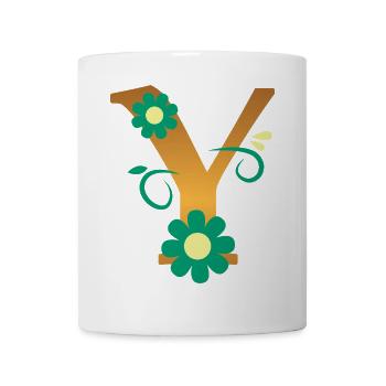 Y - Tasse - Weiß - Vorne