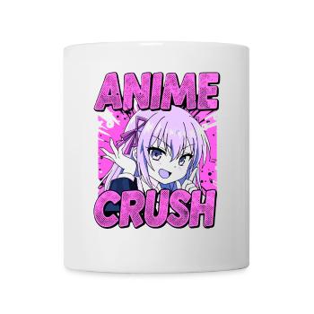 ANIME CRUSH - Pink Manga Otaku Vibes - Mug blanc - blanc - Devant